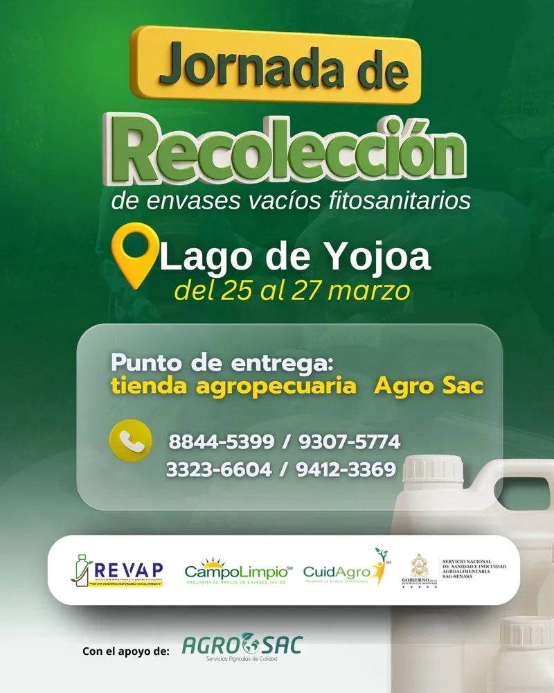 Jornada de recolección en Lago de Yojoa